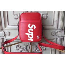 Louis Vuitton M53417 Supreme x Danube PM Bag in Red  Epi Leather