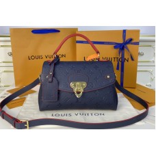 Louis Vuitton M53941 Georges BB bag in Navy Blue embossed Monogram Empreinte leather
