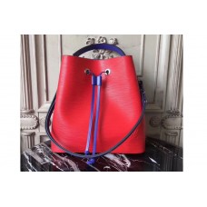 Louis Vuitton M54366 Lockme Bucket Bag in Red Epi Leather