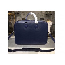 Louis Vuitton M54405 Dandy MM Bags in Blue Epi Leather