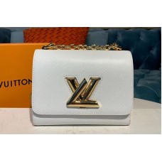 Louis Vuitton M54278 Twist PM chain bags White Epi leather