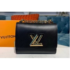 Louis Vuitton M55224 Twist PM chain bags Black Epi leather Louis Vuitton M55224 Twist PM chain bags Black Epi leather