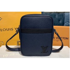 Louis Vuitton M55168 Danube Slim PM city bag Navy Blue Taurillon leather Louis Vuitton M55168 Danube Slim PM city bag Navy Blue Taurillon leather