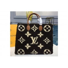 Louis Vuitton M55421 Onthego tote bag Coffee Monogram Canvas and Velvet Louis Vuitton M55421 Onthego tote bag Coffee Monogram Canvas and Velvet