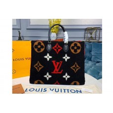 Louis Vuitton M55421 Onthego tote bag Black Monogram Canvas and Velvet Louis Vuitton M55421 Onthego tote bag Black Monogram Canvas and Velvet