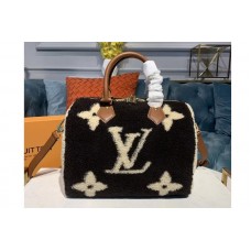 Louis Vuitton M55422 Speedy 25 Bags Brown Monogram Canvas With Woolen Louis Vuitton M55422 Speedy 25 Bags Brown Monogram Canvas With Woolen