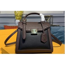 Louis Vuitton M55488 The Arch handbags Black/Dark Brown Calf Leather Louis Vuitton M55488 The Arch handbags Black/Dark Brown Calf Leather