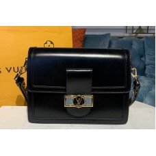 Louis Vuitton M55821 Dauphine MM Bags in Black Smooth calfskin leather Louis Vuitton M55821 Dauphine MM Bags in Black Smooth calfskin leather