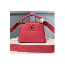 Louis Vuitton M55987 Capucines Mini handbag In Pink Taurillon leather Louis Vuitton M55987 Capucines Mini handbag In Pink Taurillon leather