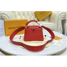 Louis Vuitton M56845 Capucines Mini handbag in Red Taurillon leather Louis Vuitton M56845 Capucines Mini handbag in Red Taurillon leather