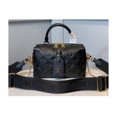 Louis Vuitton M56319 HandBag in Black Monogram Empreinte Leather Louis Vuitton M56319 HandBag in Black Monogram Empreinte Leather