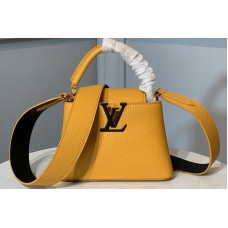 Louis Vuitton M56914 Capucines Mini handbag in Saffron Taurillon leather Louis Vuitton M56914 Capucines Mini handbag in Saffron Taurillon leather