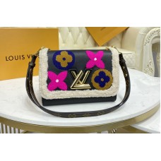 Louis Vuitton M56976 Twist MM chain bag in Black Cowhide Leather Louis Vuitton M56976 Twist MM chain bag in Black Cowhide Leather