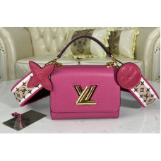 Louis Vuitton M57063 Twist Mini handbag Agathe Rose Pink Epi leather Louis Vuitton M57063 Twist Mini handbag Agathe Rose Pink Epi leather