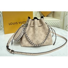 Louis Vuitton M57068 Bella bucket bag in Magnolia Pink Mahina calf leather