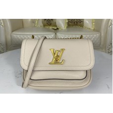 Louis Vuitton M57072 Lockme Chain PM handbag in Griege Grained calf leather Louis Vuitton M57072 Lockme Chain PM handbag in Griege Grained calf leather