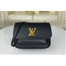 Louis Vuitton M57073 Lockme Chain PM handbag in Black Grained calf leather Louis Vuitton M57073 Lockme Chain PM handbag in Black Grained calf leather