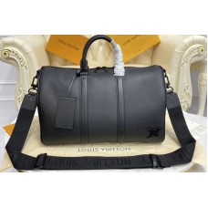 Louis Vuitton M57088 keepall bandouliere 40 Bag in Black cowhide leather Louis Vuitton M57088 keepall bandouliere 40 Bag in Black cowhide leather