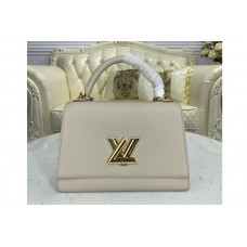 Louis Vuitton M57092 Twist One Handle handbag in Greige Taurillon leather Louis Vuitton M57092 Twist One Handle handbag in Greige Taurillon leather
