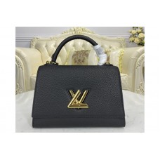 Louis Vuitton M57090 Twist One Handle handbag in Black Taurillon leather Louis Vuitton M57090 Twist One Handle handbag in Black Taurillon leather