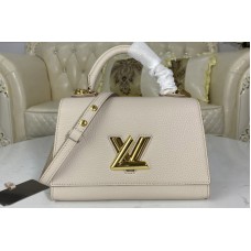Louis Vuitton M57214 Twist One Handle PM handbag in Greige Taurillon leather Louis Vuitton M57214 Twist One Handle PM handbag in Greige Taurillon leather