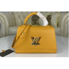 Louis Vuitton M57136 Twist One Handle PM handbag in Saffron Taurillon leather Louis Vuitton M57136 Twist One Handle PM handbag in Saffron Taurillon leather