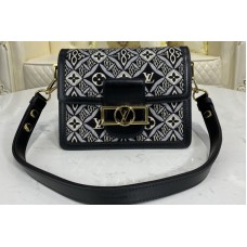 Louis Vuitton M57172 Since 1854 Dauphine Mini handbag in Gray Jacquard Since 1854 textile