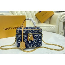 Louis Vuitton M57403 Since 1854 Vanity PM handbag in Blue Jacquard Since 1854 textile Louis Vuitton M57403 Since 1854 Vanity PM handbag in Blue Jacquard Since 1854 textile