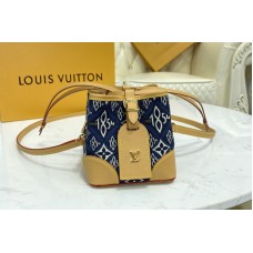 Louis Vuitton M57447 Noé Purse bag in Blue Jacquard Since 1854 textile Louis Vuitton M57447 Noé Purse bag in Blue Jacquard Since 1854 textile
