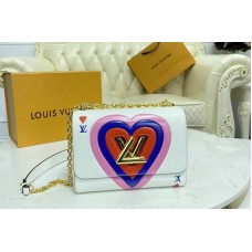 Louis Vuitton M57460 Game On Twist PM chain handbag in White Transformed epi leather