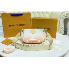 Louis Vuitton M57634 Multi Pochette Accessoires in Brume Gray Monogram Giant coated canvas Louis Vuitton M57634 Multi Pochette Accessoires in Brume Gray Monogram Giant coated canvas