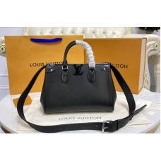 Louis Vuitton M57680 Grenelle Tote PM bag in Black Epi grained leather