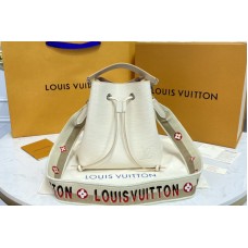Louis Vuitton M57693 NéoNoé BB bucket bag in Quartz White Epi grained cowhide leather Louis Vuitton M57693 NéoNoé BB bucket bag in Quartz White Epi grained cowhide leather