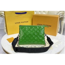Louis Vuitton M57790 Coussin PM handbag in Green Monogram Vernis