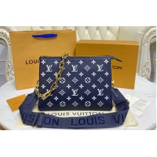 Louis Vuitton M59398 Coussin PM handbag in Black / White Monogram-embossed foamed lambskin Louis Vuitton M59398 Coussin PM handbag in Black / White Monogram-embossed foamed lambskin