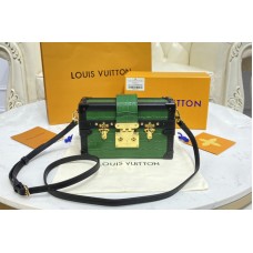 Louis Vuitton N93145 Petite Malle handbag in Green Brilliant Alligator leather Louis Vuitton N93145 Petite Malle handbag in Green Brilliant Alligator leather