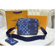 Louis Vuitton M57840 Trio Messenger bag in Ink Watercolor Monogram motif