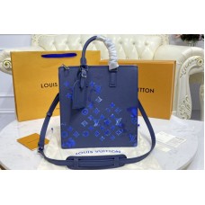 Louis Vuitton M57843 Sac Plat Zippé bag in Ink Watercolor Monogram motif