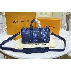 Louis Vuitton M57844 Keepall XS bag in Ink Watercolor Monogram motif