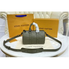Louis Vuitton M57961 Keepall XS bag in Khaki Monogram Seal cowhide leather Louis Vuitton M57961 Keepall XS bag in Khaki Monogram Seal cowhide leather