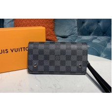 Louis Vuitton N58080 Kasai Wallet Damier Graphite Canvas Louis Vuitton N58080 Kasai Wallet Damier Graphite Canvas
