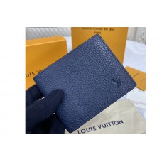 Louis Vuitton M58814 Multiple Wallet in Navy Blue Taurillon leather Louis Vuitton M58814 Multiple Wallet in Navy Blue Taurillon leather