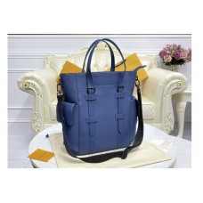 Louis Vuitton M58479 Christopher Tote Bag in Blue Taurillon leather Louis Vuitton M58479 Christopher Tote Bag in Blue Taurillon leather