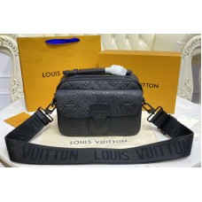 Louis Vuitton M58489 S Lock Messenger Bag in Monogram-embossed Taurillon cowhide leather Louis Vuitton M58489 S Lock Messenger Bag in Monogram-embossed Taurillon cowhide leather