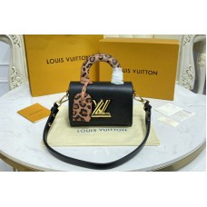 Louis Vuitton M58568 Twist MM handbag in Black Epi leather Louis Vuitton M58568 Twist MM handbag in Black Epi leather