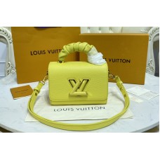 Louis Vuitton M58571 Twist PM handbag in Ginger Yellow Taurillon leather Louis Vuitton M58571 Twist PM handbag in Ginger Yellow Taurillon leather
