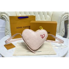 Louis Vuitton M58738 Coeur small handbag in Pink Monogram embossed puffy lambskin Louis Vuitton M58738 Coeur small handbag in Pink Monogram embossed puffy lambskin
