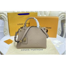 Louis Vuitton M58916 Petit Palais tote bag in Grey Monogram Empreinte Leather