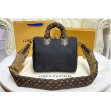 Louis Vuitton M59008 Speedy Bandoulière 25 handbag in Black Econyl regenerated nylon Louis Vuitton M59008 Speedy Bandoulière 25 handbag in Black Econyl regenerated nylon