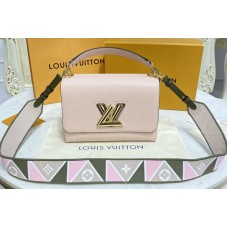 Louis Vuitton M59028 Twist MM handbag in Rose Jasmin Epi leather Louis Vuitton M59028 Twist MM handbag in Rose Jasmin Epi leather